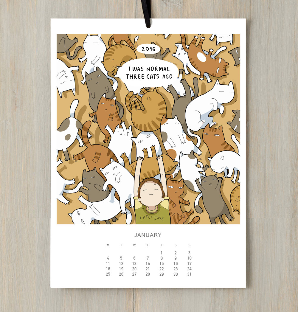 The Purrfect Cat Calendar To Keep You Smiling All Year Long