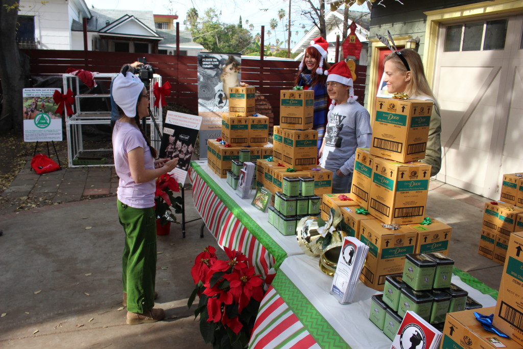 Holiday Food Bank put on by Kitty Bungalow. Image source: Kitty Bungalow