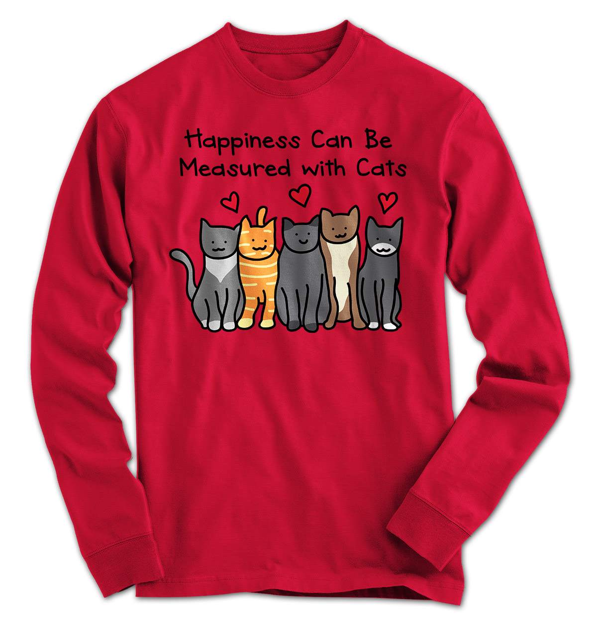 Happiness Cat Long Sleeve - iHeartCats.com