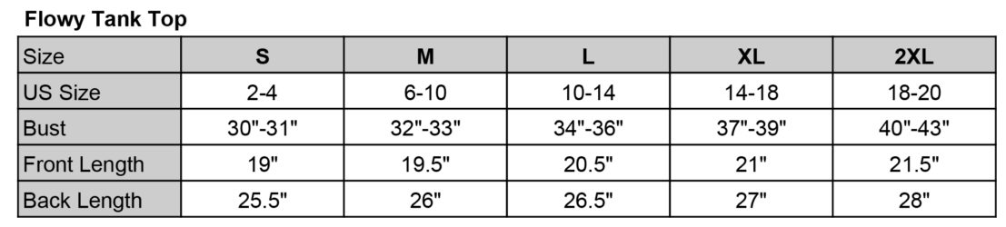 Bella-Size-Chart - iHeartCats.com