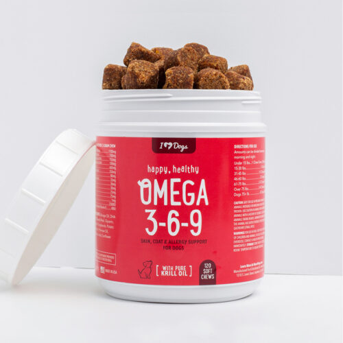 Omega 3-6-9 Select Grain Free Skin & Coat Chews with Pure Antarctic Krill Oil