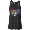 Heart Paw Tie Dye Flowy Tank