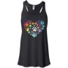 Heart Paw Tie Dye Flowy Tank - Image 2