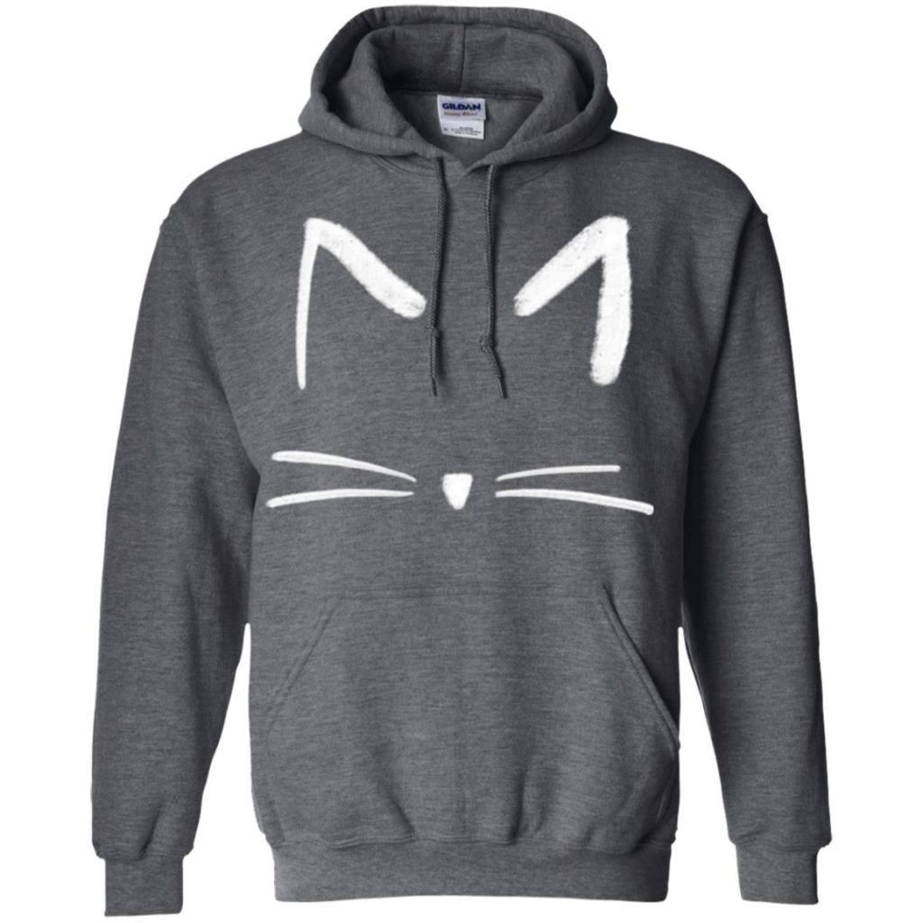 Cat Sketch Pullover Hoodie Deal 20% Off! - iHeartCats.com