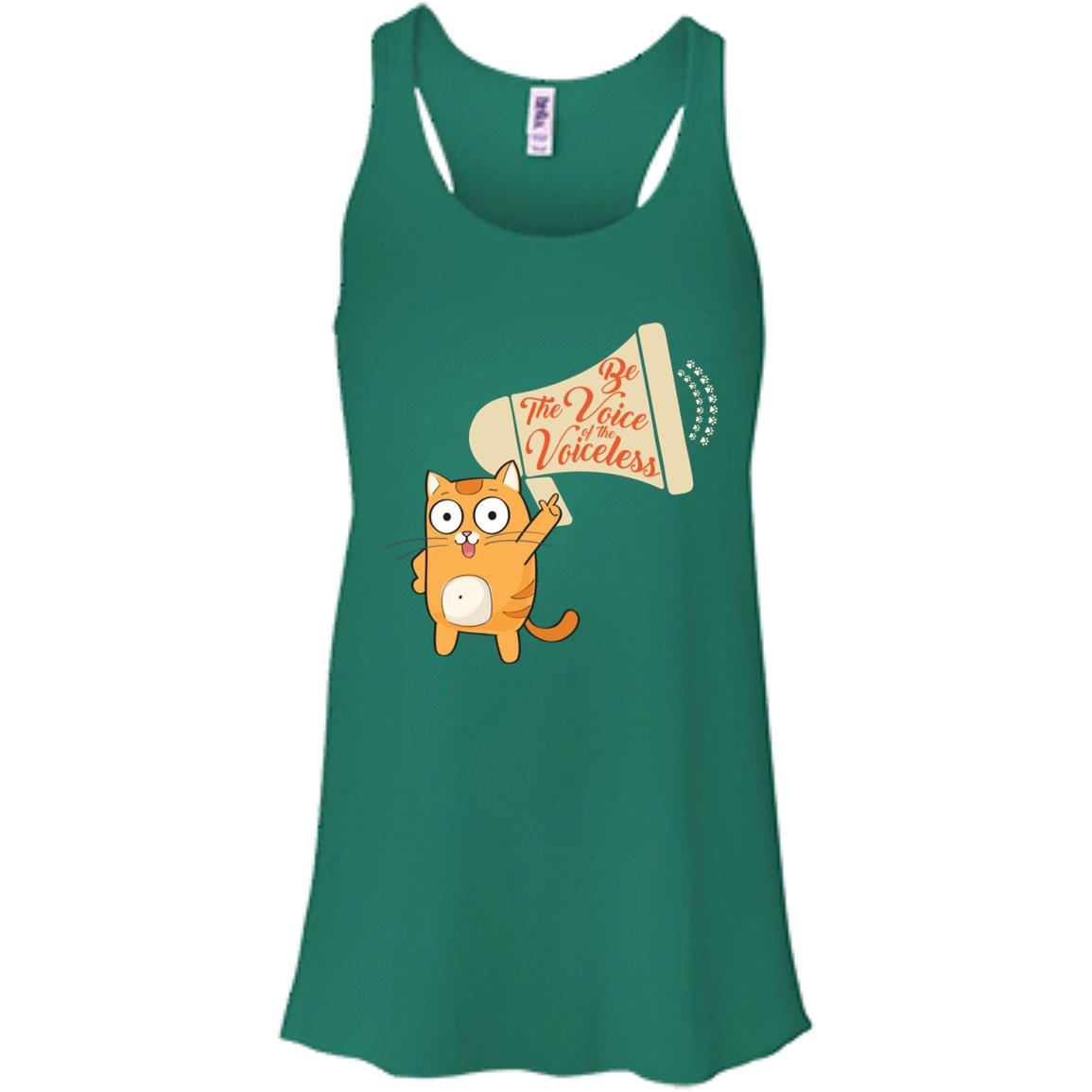 Be The Voice Flowy Tank - iHeartCats.com