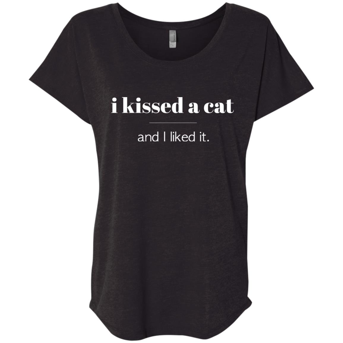 I Kissed A Cat Slouchy Tee - iHeartCats.com