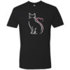 Cat Heart Tail Premium Tee Maroon - Image 3
