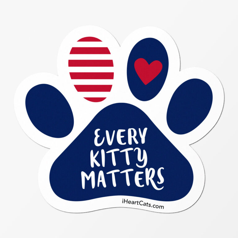 Every Kitty Matters - Paw Car  Magnet