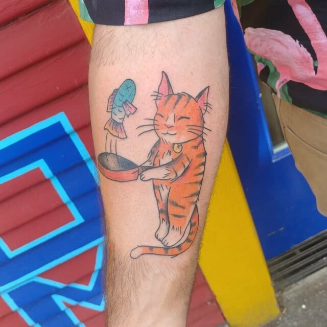 Cat head tattoo by Pablo Ortiz  Post 26688