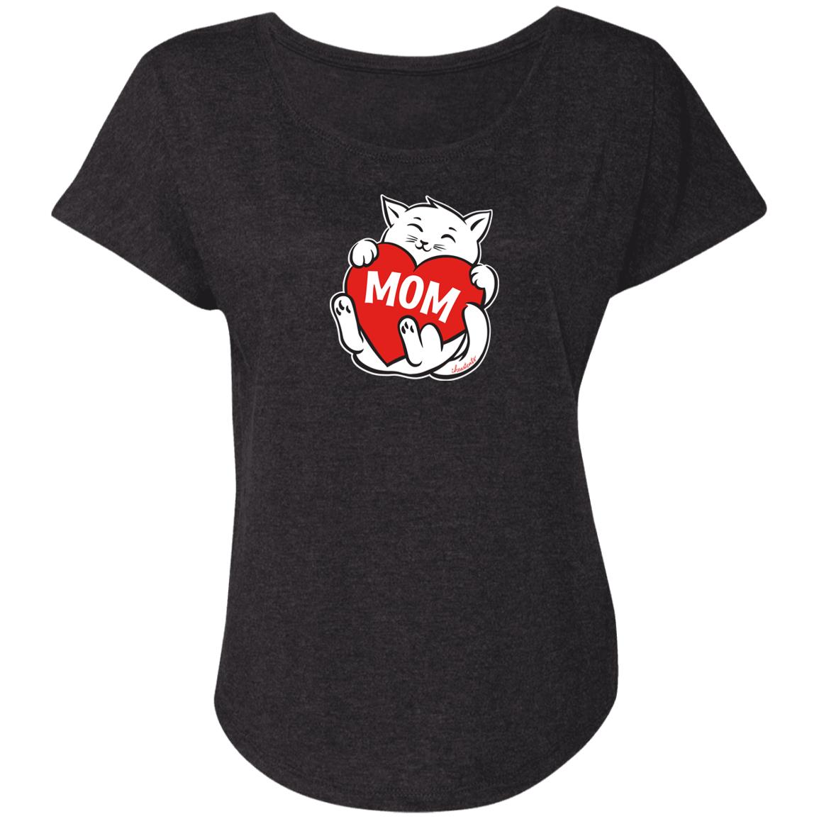 Kitty Mom ️ Slouchy Tee Black - iHeartCats.com