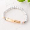 Paws & Reflect ‘Rescued’ Bracelet - White Turquoise
