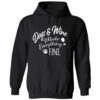 Dogs & Wine Make Everything Fine Hoodie Black - Image 2