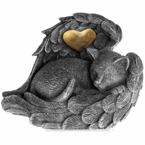 Forever Loved Cat Angel Urn - Memorial Indoor/Garden Statue – Deal 23% Off