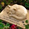 You Left Our Lives But Never Leave Our Hearts- Cat Memorial Garden Stone - Deal 32% Off - Image 5