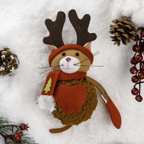 Warm Hearts ❤️ Full Bellies Ornament Collection 🎄 Prancer the Rescue Kitty