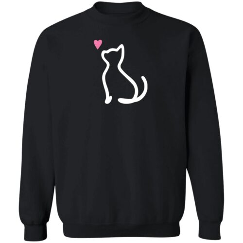 I Really Love This Cat Sweatshirt Black