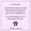 Always In My Heart With Openable Heart Memorial Cat Necklace - Image 5
