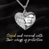Always In My Heart With Openable Heart Memorial Cat Necklace