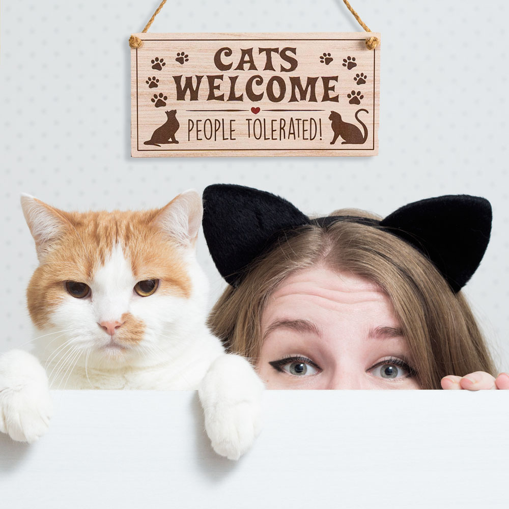 Cats Welcome, Humans Tolerated, cat lovers
