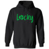 Lucky Paw Pullover Hoodie Black