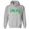 Lucky Paw Pullover Hoodie Grey