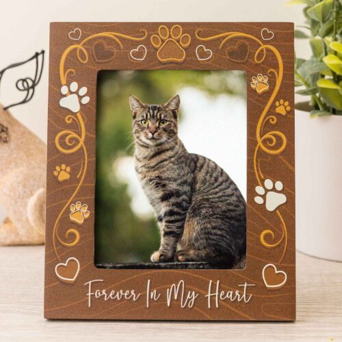 Forever In My Heart Memorial 🦋 Safe & Together Photo Frame 6"x 5″– Provides a Day of Safety & Care For Domestic Violence Victims