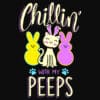 Chillin' With My Peeps Hoodie Black - Image 2