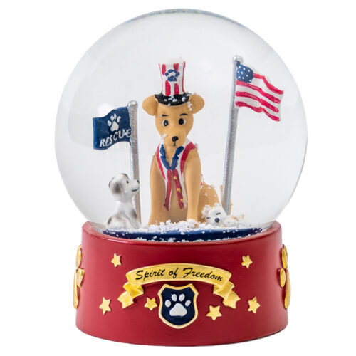 Spirit of Freedom Rescue Snow Globe - - HURRY Limited Time Offer Only 🇺🇲  $ 17.76 !