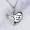 Always In My Heart With Openable Heart Memorial Cat Necklace - Image 13