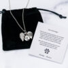 Always In My Heart With Openable Heart Memorial Cat Necklace - Image 4