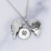 Always In My Heart With Openable Heart Memorial Cat Necklace - Image 11