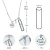 Forever In My Heart Memorial Cat Urn Necklace – Cherished Memorial Keepsake - Image 7