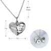 Always In My Heart With Openable Heart Memorial Cat Necklace - Image 15