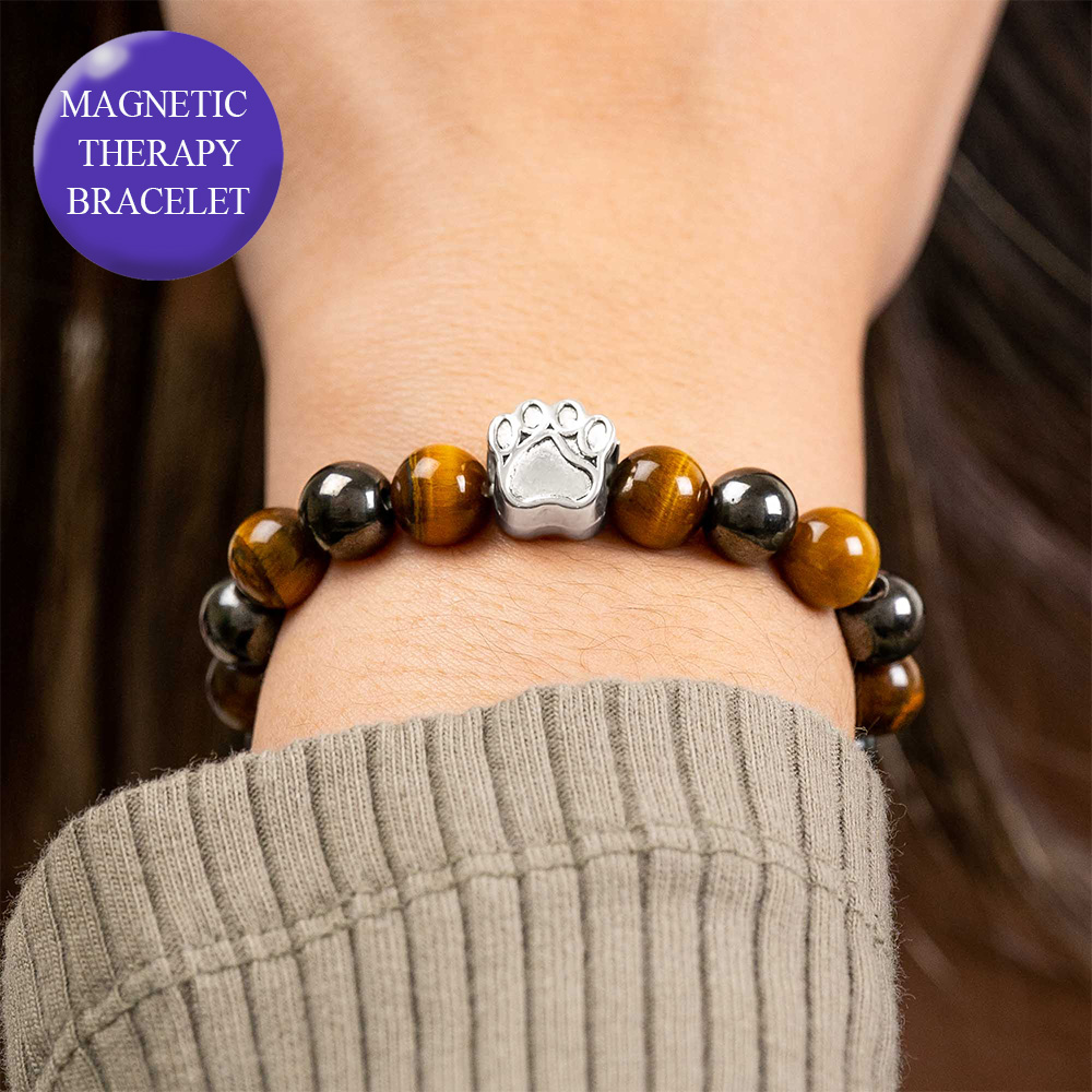 Bound by Love Tiger’s Eye Cat Memorial -Magnetic Therapy Bracelet – Deal 25% OFF!
