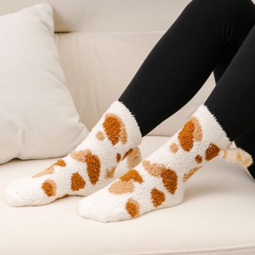 Warm n' Fuzzy Kitty Tail Socks- Calico....look for the cute kitty tail