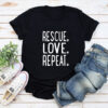 Rescue. Love. Repeat. Standard Tee Black