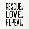 Rescue. Love. Repeat. Sweatshirt White - Image 2