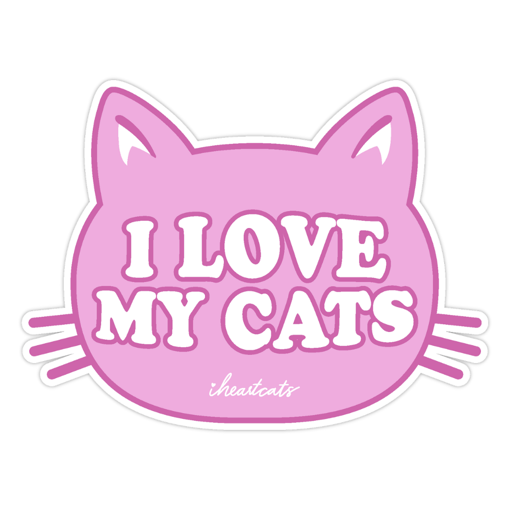 I Love My Cats- Car Magnet