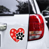 FREE Paws Prints In My Heart - Car Magnet ❤️ Great for Kitchen Fridge, Home Decor - Image 2