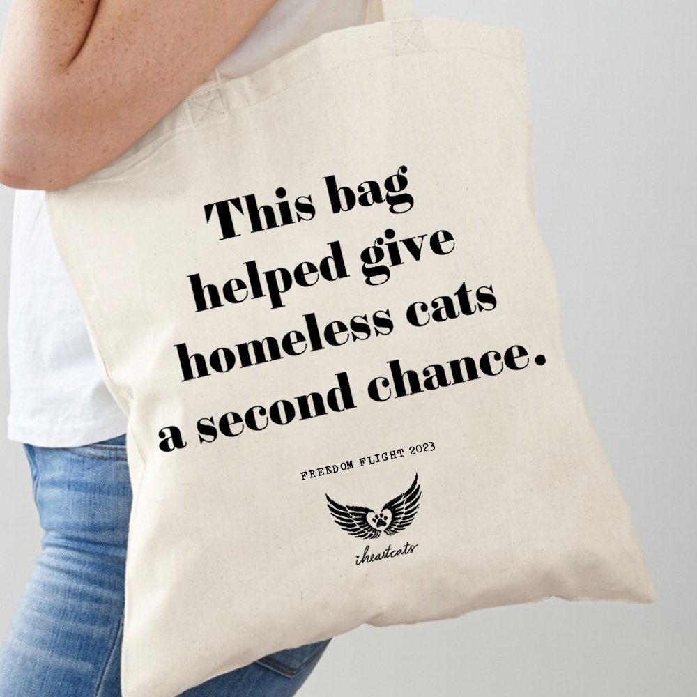 Second Chance Movement™ This Bag Gave Homeless Cats a Second Chance - Canvas Tote