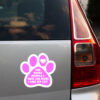 Free The More People I Meet the More I Like My Cat - Car Magnet - Image 2