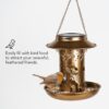 Feed 75 Shelter Cats for $50 and Receive Enchanted Garden Bird Feeder: Cat & Butterfly - Image 7