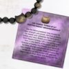 Second Chance Movement - Cat Chakra "Power of 23" Positive Energy Golden Obsidian Bracelet - Image 3