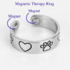 FREE Magnetic Heart & Paw Ring When You Buy A Filled With Love Memorial Magnetic Therapy Bracelet! - Image 10