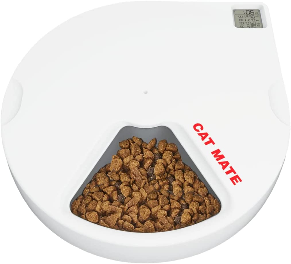 3. Cat Mate C500 5 Meal Automatic Cat Feeder