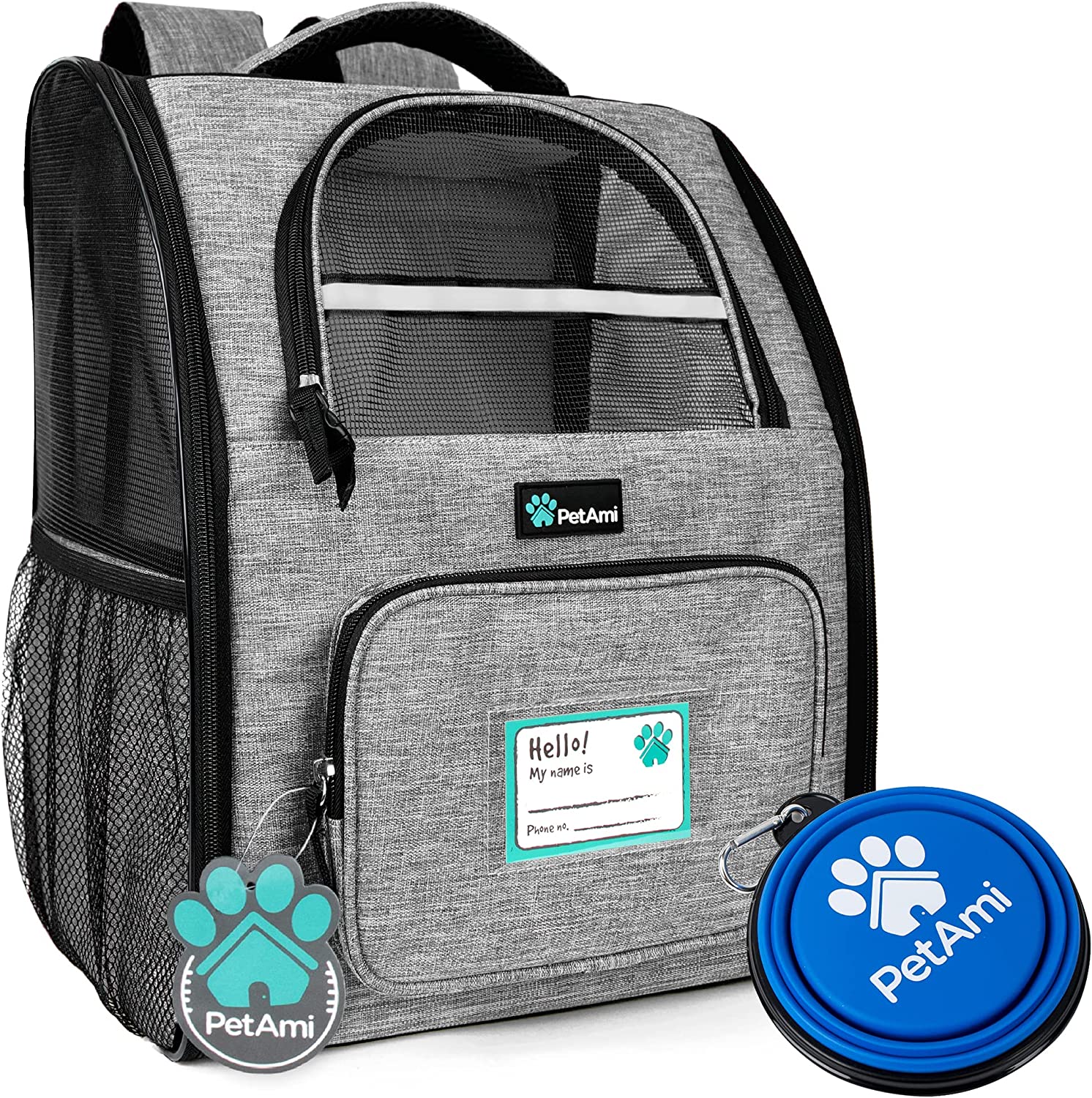 4. PetAmi Deluxe Pet Carrier Backpack