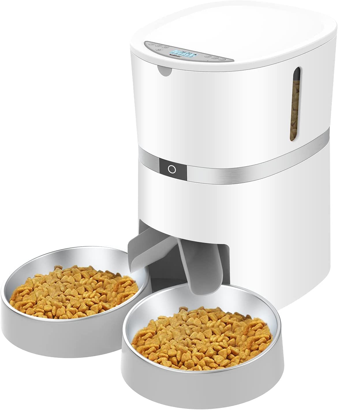 9. WellToBe Automatic Cat Feeder for Two Cats
