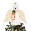 A ‘Christmas Miracle’ Angel Cat Tree Topper with Golden Sparkle Lighted Wings - Helps Feed 30 Hungry Shelter Cats in Need - Image 2