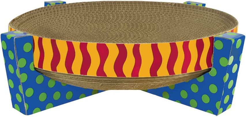 Petstages Scratch, Snuggle & Rest Corrugated Cat Scratcher With Catnip