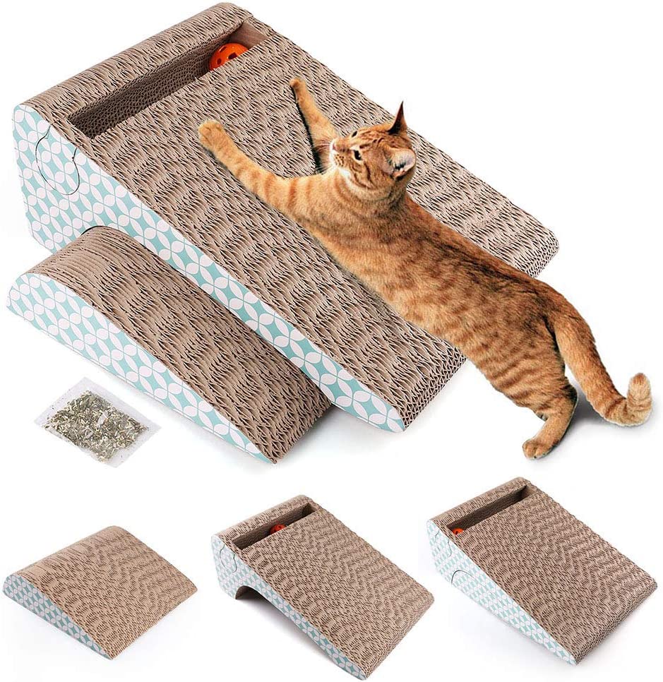 PrimePets Cat Scratcher Cardboard